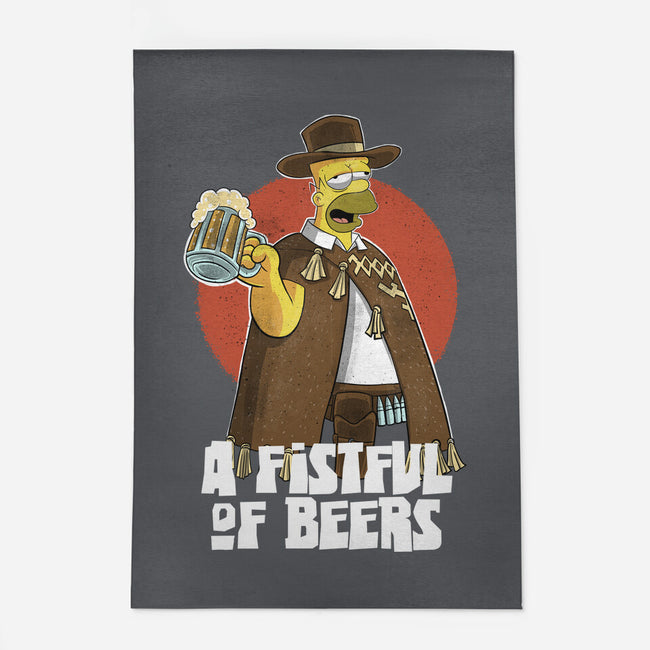 A Fistful Of Beers-None-Outdoor-Rug-zascanauta