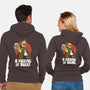 A Fistful Of Beers-Unisex-Zip-Up-Sweatshirt-zascanauta