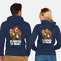 A Fistful Of Beers-Unisex-Zip-Up-Sweatshirt-zascanauta