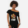 A Fistful Of Beers-Womens-Off Shoulder-Tee-zascanauta