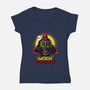 Traveling To The Wrong Universe-Womens-V-Neck-Tee-Diego Oliver