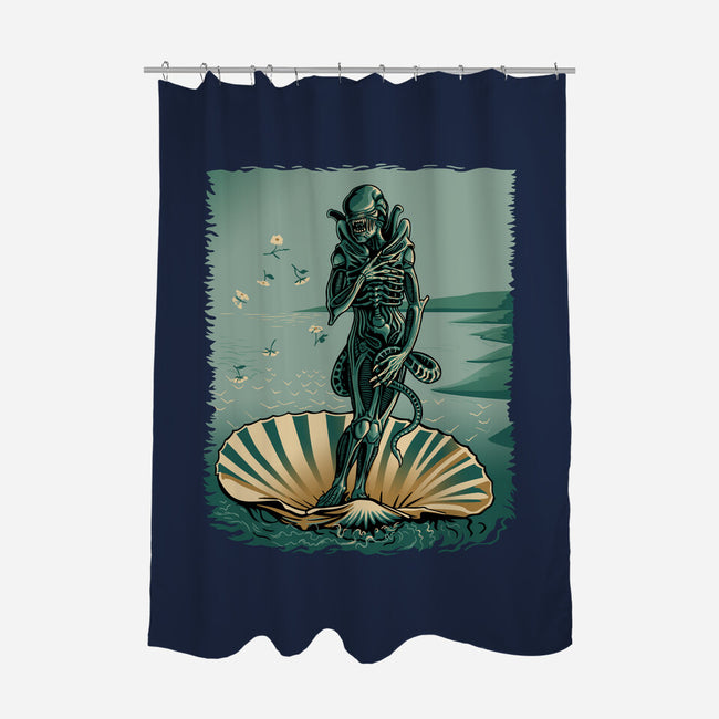 The Birth-None-Polyester-Shower Curtain-daobiwan