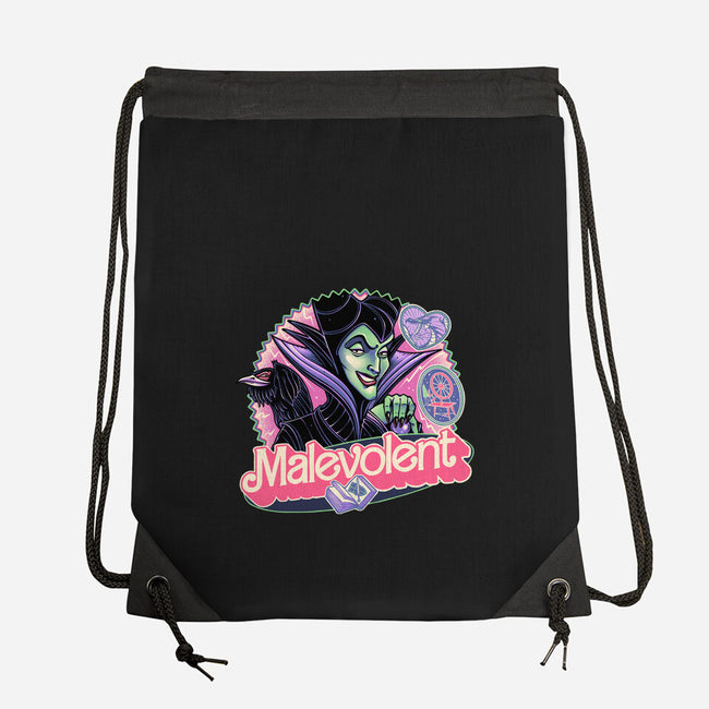 The Malevolent Witch-None-Drawstring-Bag-glitchygorilla