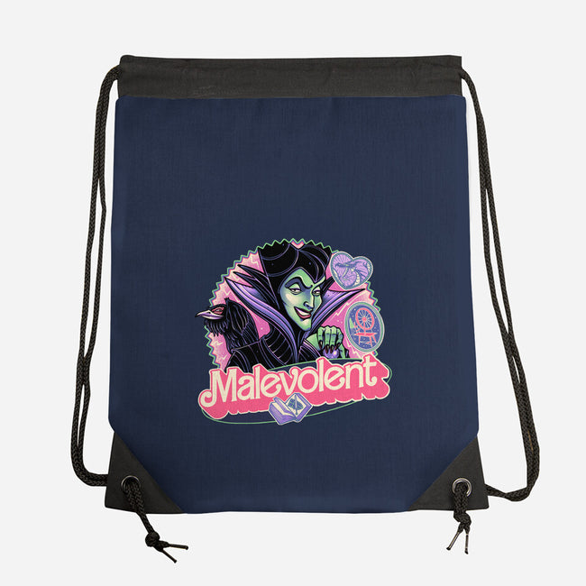 The Malevolent Witch-None-Drawstring-Bag-glitchygorilla