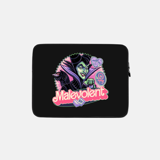 The Malevolent Witch-None-Zippered-Laptop Sleeve-glitchygorilla