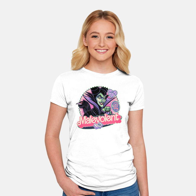 The Malevolent Witch-Womens-Fitted-Tee-glitchygorilla