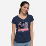 The Malevolent Witch-Womens-V-Neck-Tee-glitchygorilla