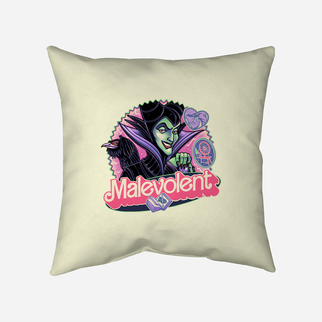 The Malevolent Witch-None-Removable Cover-Throw Pillow-glitchygorilla