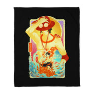 Great Wave Ace-None-Fleece-Blanket-hypertwenty