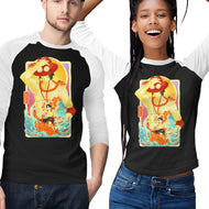 Great Wave Ace-Unisex-Baseball-Tee-hypertwenty