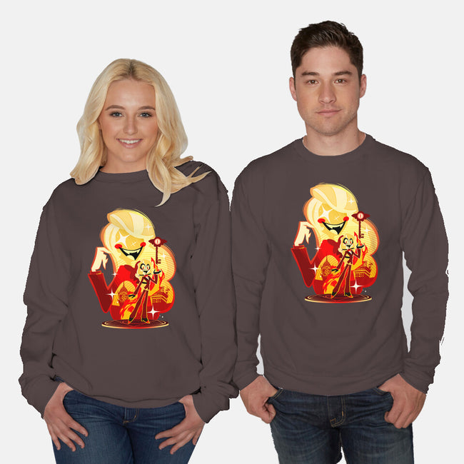 The Princess Of Hell-Unisex-Crew Neck-Sweatshirt-hypertwenty