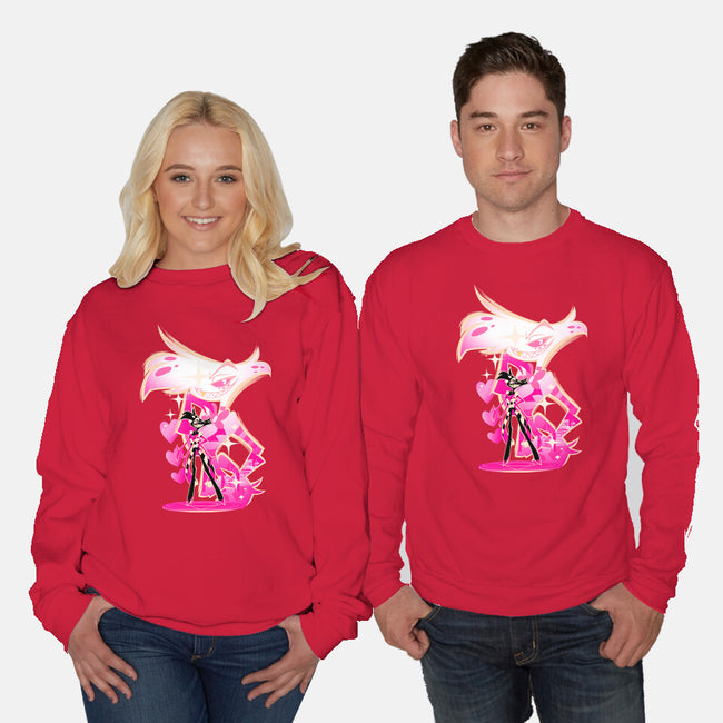 Angel Prankster-Unisex-Crew Neck-Sweatshirt-hypertwenty