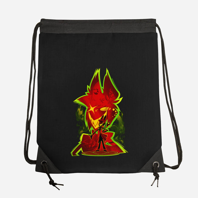 The Radio Demon-None-Drawstring-Bag-hypertwenty