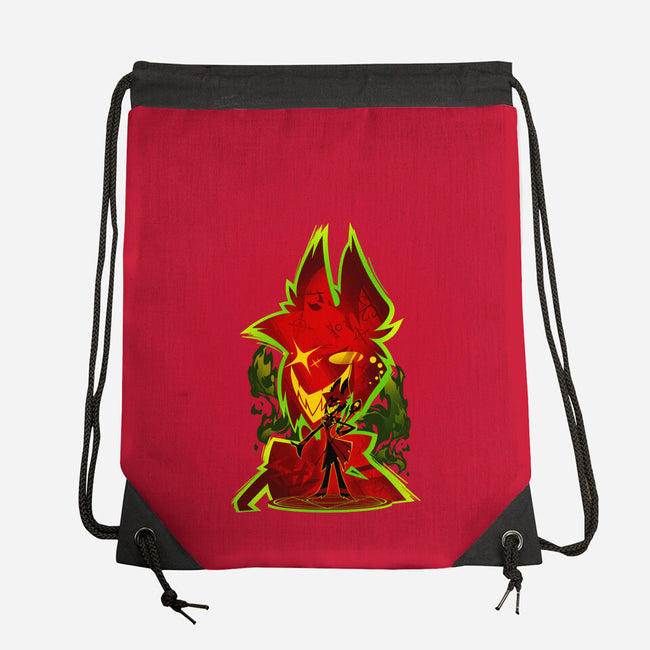 The Radio Demon-None-Drawstring-Bag-hypertwenty