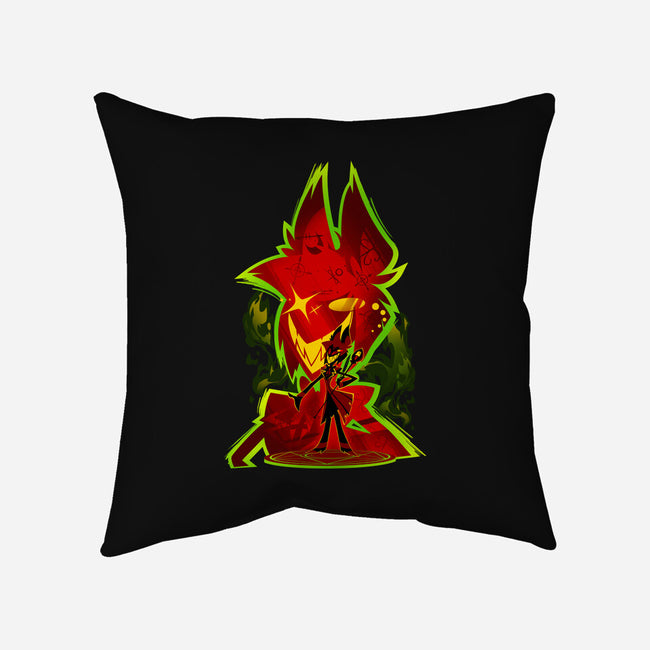 The Radio Demon-None-Removable Cover-Throw Pillow-hypertwenty