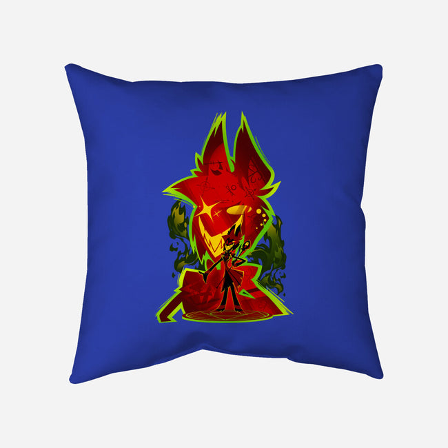 The Radio Demon-None-Removable Cover-Throw Pillow-hypertwenty