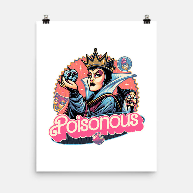 The Poison Queen-None-Matte-Poster-glitchygorilla