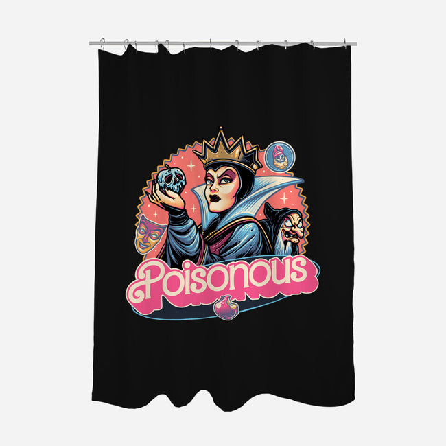 The Poison Queen-None-Polyester-Shower Curtain-glitchygorilla