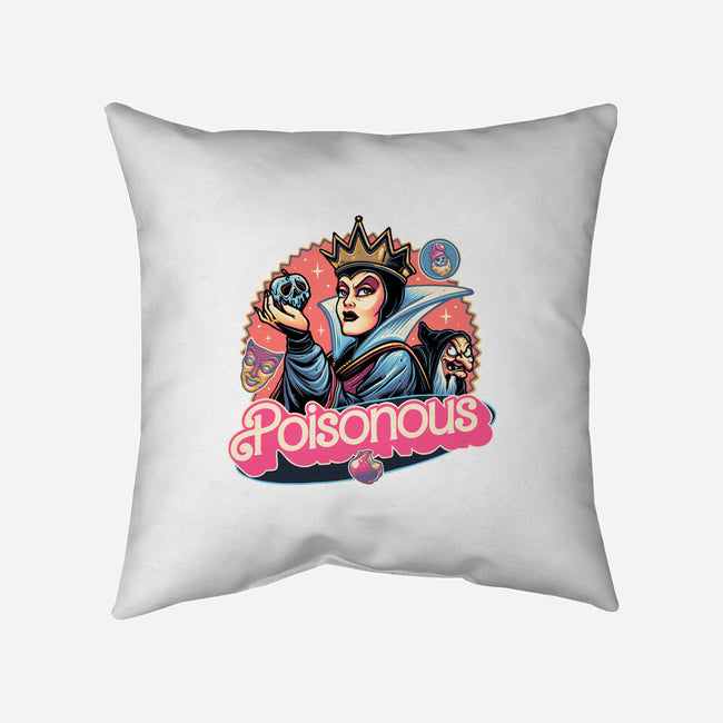 The Poison Queen-None-Non-Removable Cover w Insert-Throw Pillow-glitchygorilla