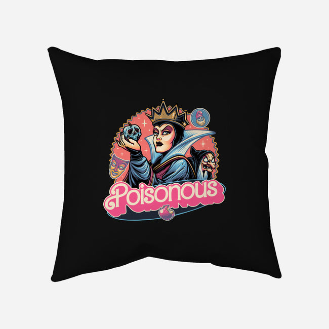 The Poison Queen-None-Removable Cover w Insert-Throw Pillow-glitchygorilla