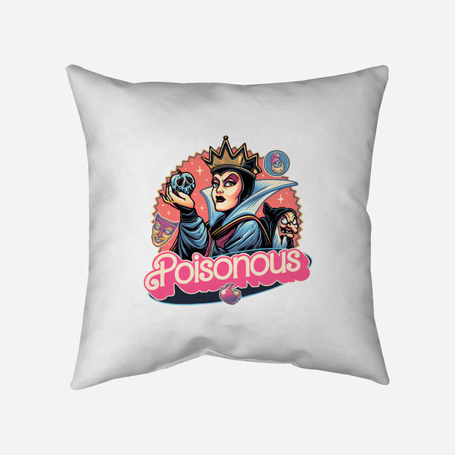 The Poison Queen-None-Removable Cover-Throw Pillow-glitchygorilla