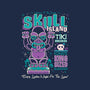 Skull Island Tiki-Womens-Fitted-Tee-Nemons