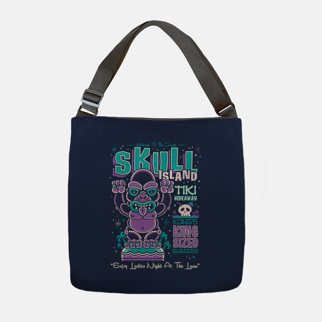 Skull Island Tiki-None-Adjustable Tote-Bag-Nemons