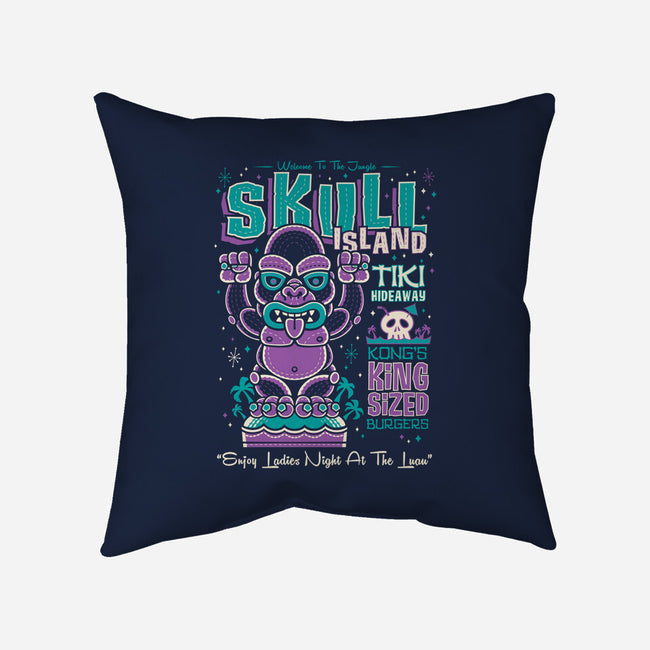 Skull Island Tiki-None-Removable Cover w Insert-Throw Pillow-Nemons