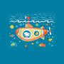 Beagle Submarine-None-Fleece-Blanket-erion_designs