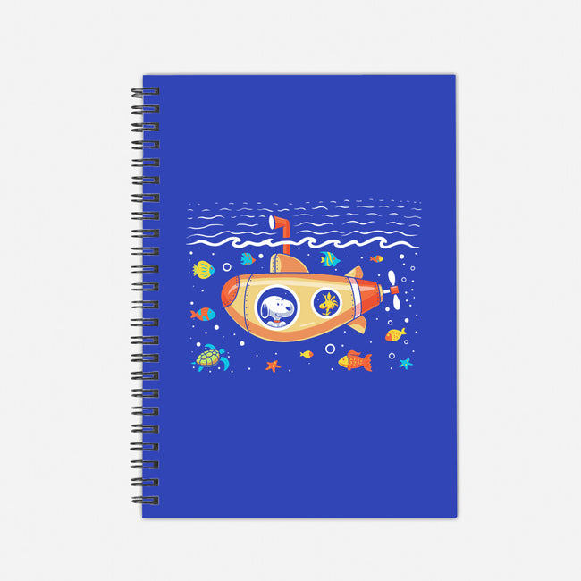 Beagle Submarine-None-Dot Grid-Notebook-erion_designs