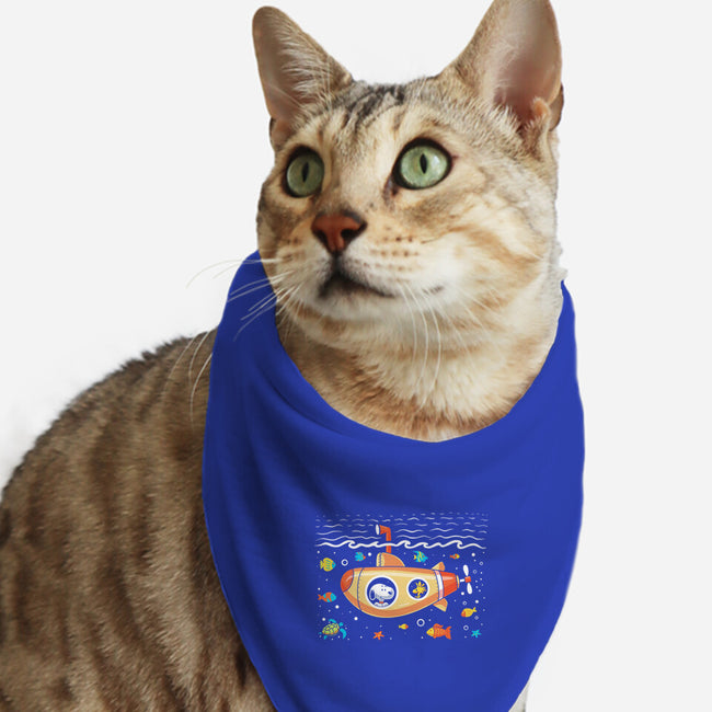 Beagle Submarine-Cat-Bandana-Pet Collar-erion_designs