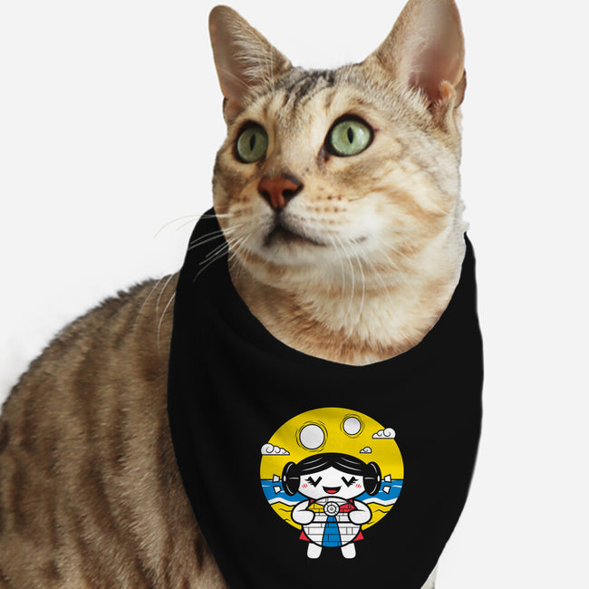 Summer Princess-Cat-Bandana-Pet Collar-krisren28