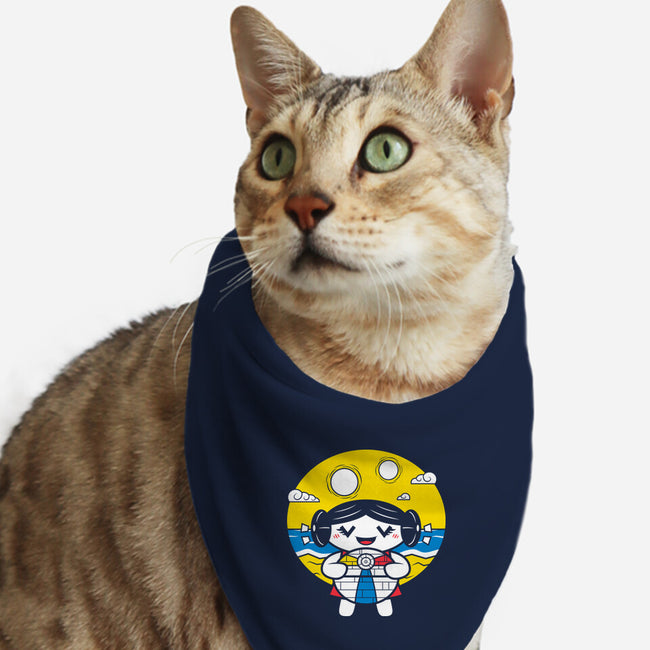 Summer Princess-Cat-Bandana-Pet Collar-krisren28