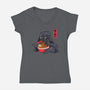 Darth Ramen-Womens-V-Neck-Tee-alfbocreative