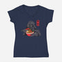 Darth Ramen-Womens-V-Neck-Tee-alfbocreative