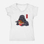 Darth Ramen-Womens-V-Neck-Tee-alfbocreative