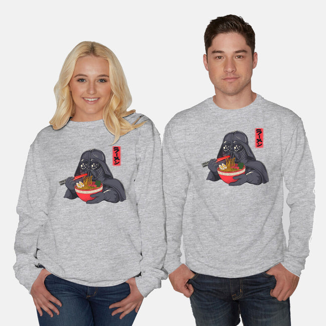 Darth Ramen-Unisex-Crew Neck-Sweatshirt-alfbocreative