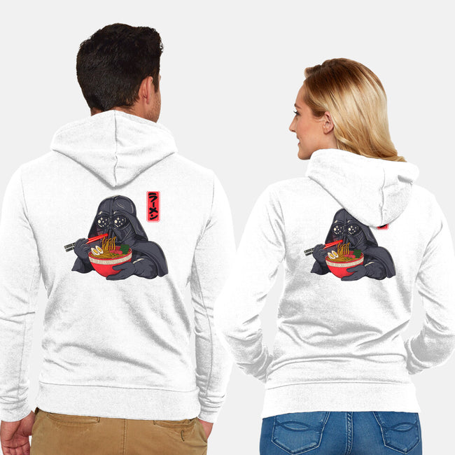 Darth Ramen-Unisex-Zip-Up-Sweatshirt-alfbocreative