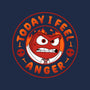 Today I Feel Anger-Womens-V-Neck-Tee-Tri haryadi