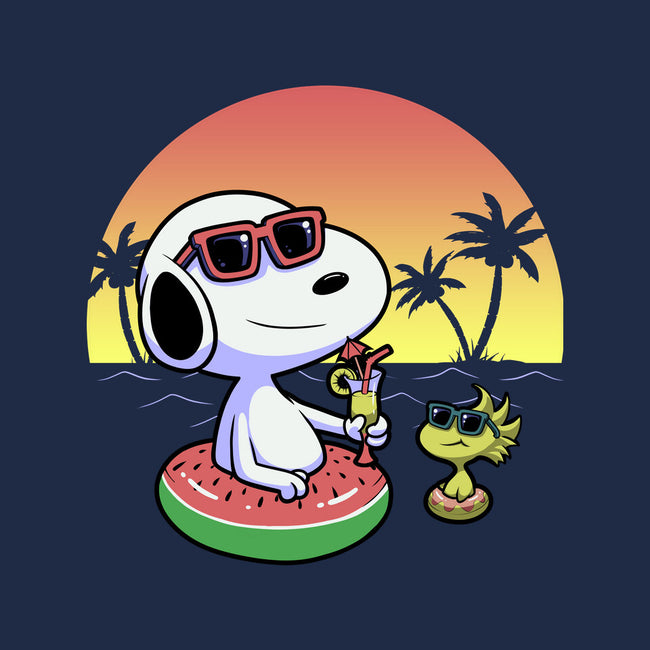 Beagle Summer Time-Dog-Basic-Pet Tank-Astrobot Invention