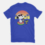 Beagle Summer Time-Womens-Basic-Tee-Astrobot Invention