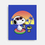 Beagle Summer Time-None-Stretched-Canvas-Astrobot Invention