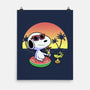 Beagle Summer Time-None-Matte-Poster-Astrobot Invention