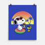 Beagle Summer Time-None-Matte-Poster-Astrobot Invention
