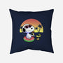 Beagle Summer Time-None-Non-Removable Cover w Insert-Throw Pillow-Astrobot Invention