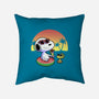 Beagle Summer Time-None-Non-Removable Cover w Insert-Throw Pillow-Astrobot Invention