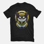 Yellow Cat Mutant-Unisex-Basic-Tee-Astrobot Invention