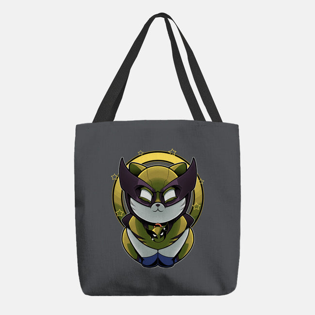 Yellow Cat Mutant-None-Basic Tote-Bag-Astrobot Invention