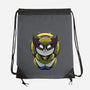 Yellow Cat Mutant-None-Drawstring-Bag-Astrobot Invention