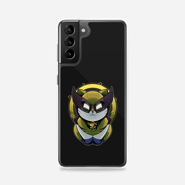 Yellow Cat Mutant-Samsung-Snap-Phone Case-Astrobot Invention